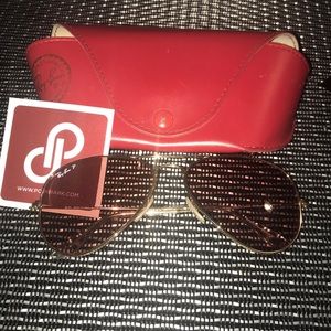 🕶 Ray ban Pink lens Aviator Glasses 🕶